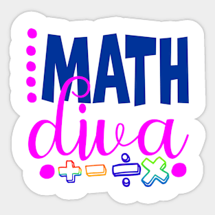 Math Diva Sticker